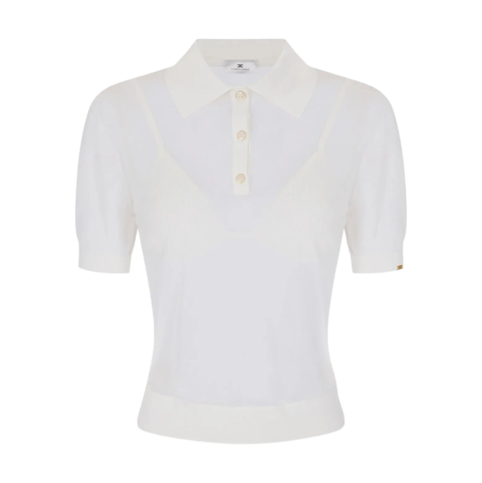 Polo donna in nylon con reggiseno