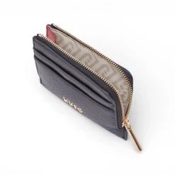 Porta carte donna con zip