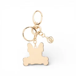 Portachiavi donna con cane