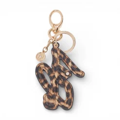 Portachiavi donna con logo animalier