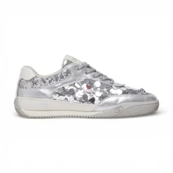 Sneakers donna con maxi paillettes