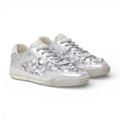 Sneakers donna con maxi paillettes