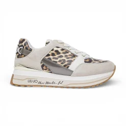 Sneakers donna platform animalier