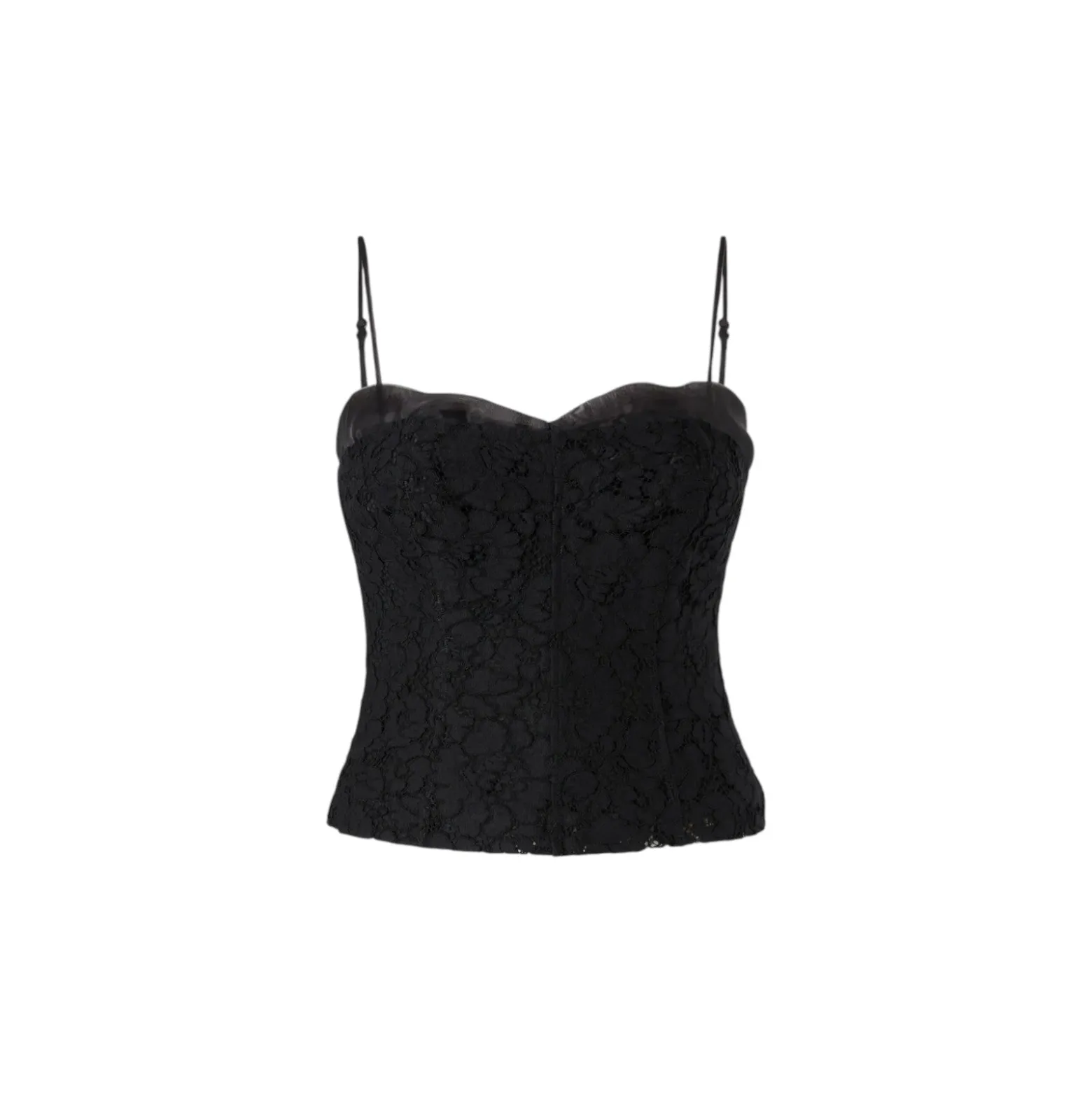 Top donna bustier in pizzo