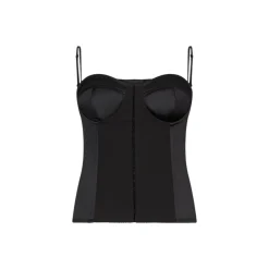 Top donna bustier in raso