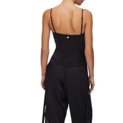Top donna bustier in raso