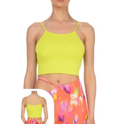 Top donna canotta glitch