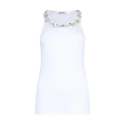 Top donna con dettagli gioiello