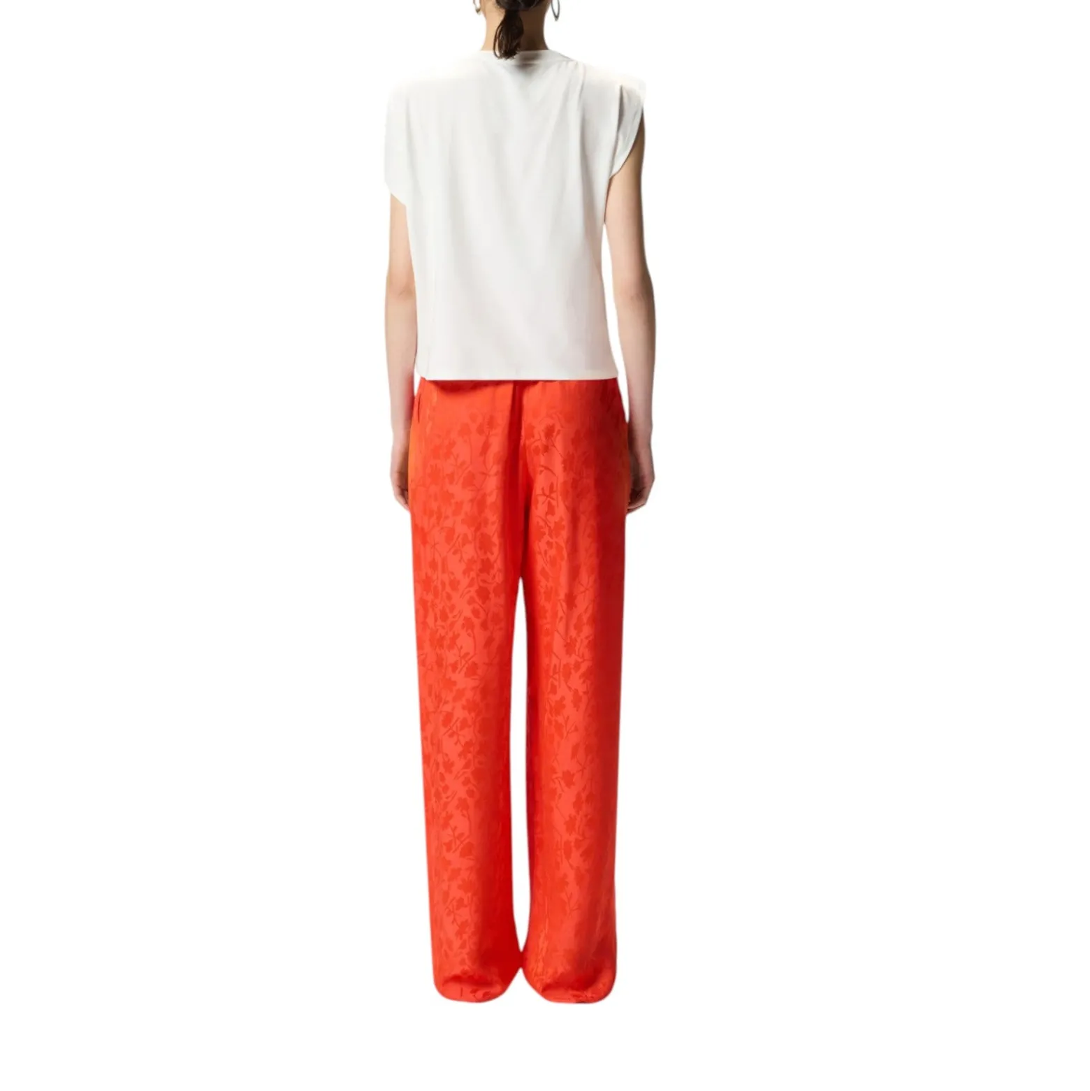 Top donna con dettaglio dorato