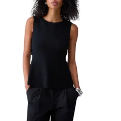 Top donna con fiocco dietro
