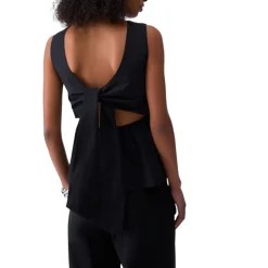 Top donna con fiocco dietro