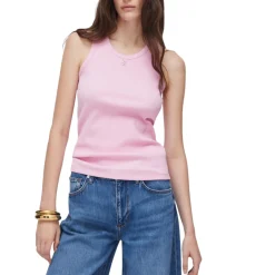 Top donna con mini logo