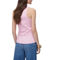 Top donna con mini logo
