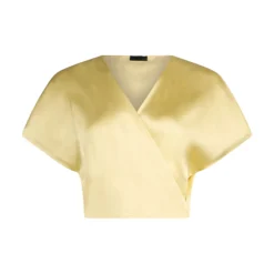 Top donna incrociato in raso