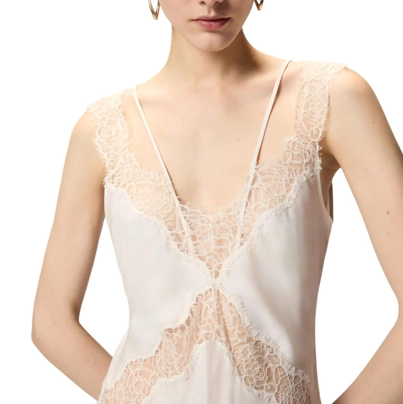 Top donna lingerie con pizzo