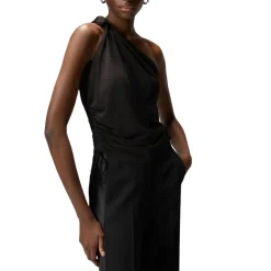 Top donna monospalla con nodo