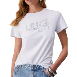 T-shirt donna con applicazioni