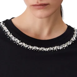 T-shirt donna con applicazioni