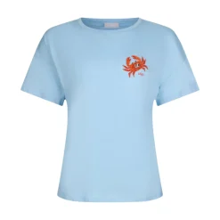 T-shirt donna con patch