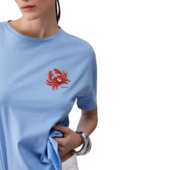T-shirt donna con patch