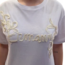 T-shirt donna con ricamo