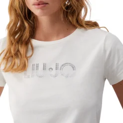 T-shirt donna con strass