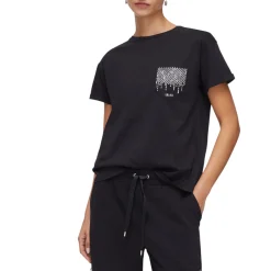 T-shirt donna con tasca gioiello