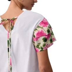 T-shirt donna con volants
