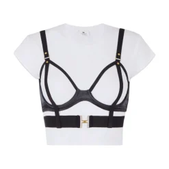 T-shirt donna in jersey con reggiseno