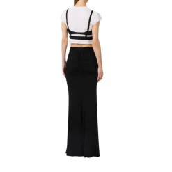 T-shirt donna in jersey con reggiseno