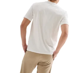 T-shirt Uomo Girocollo Piquet Bianca QB24