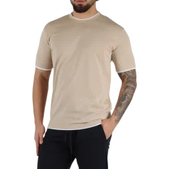 T-shirt Uomo Profili a Contrasto QB24