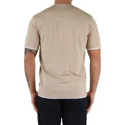T-shirt Uomo Profili a Contrasto QB24