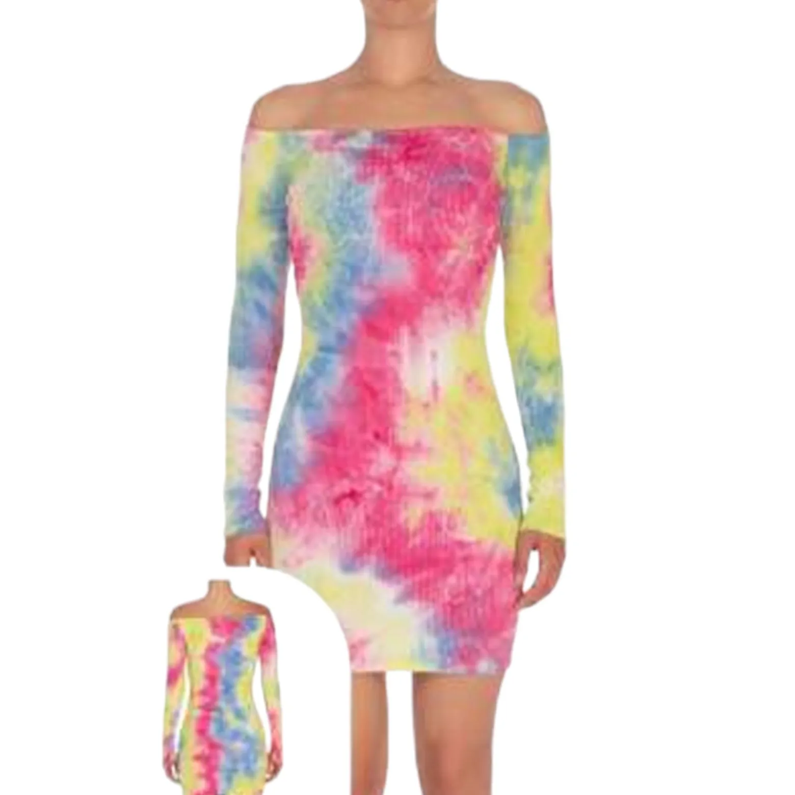 Vestito corto everglow donna
